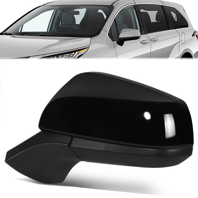 Powered Left Side Mirror W/Heated,Blind Spot Monitor <br> 21-24 Toyota Sienna
