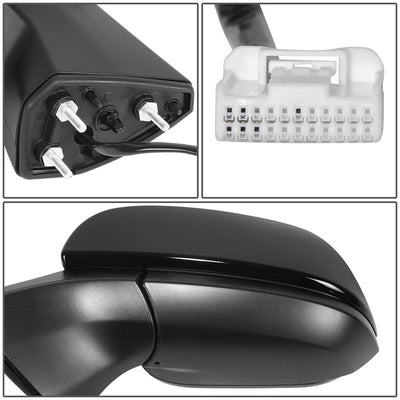 Powered Left Side Mirror W/Heated,Blind Spot Monitor <br> 21-24 Toyota Sienna