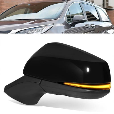 Powered Fold Left Side Mirror W/ Heated, Signal<br>21-24 Toyota Sienna