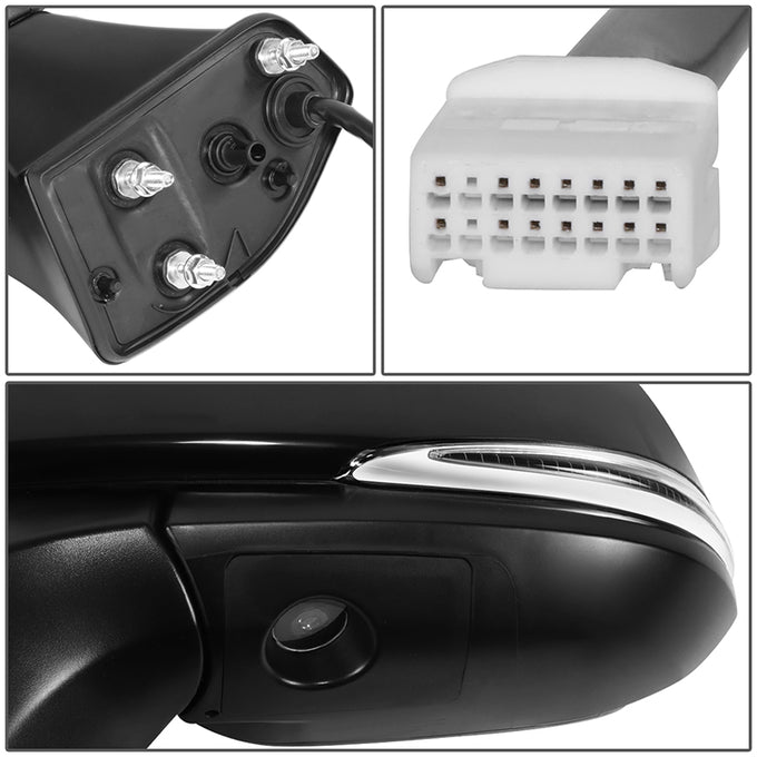 Powered Side View Mirrors With Heated, Signal, Memory <BR>20-24 Toyota Highlander