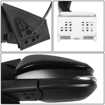 Powered Side View Mirrors With Heated, Signal <BR>16-18 Toyota RAV4