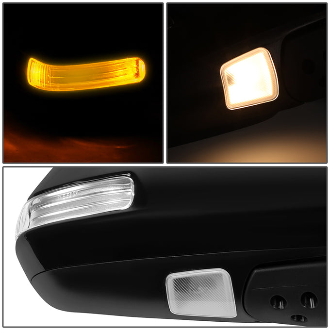Powered Side View Mirrors With Heated, Signal <BR>10-13 Toyota 4Runner