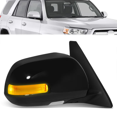 Powered Side View Mirrors With Heated, Signal <BR>10-13 Toyota 4Runner