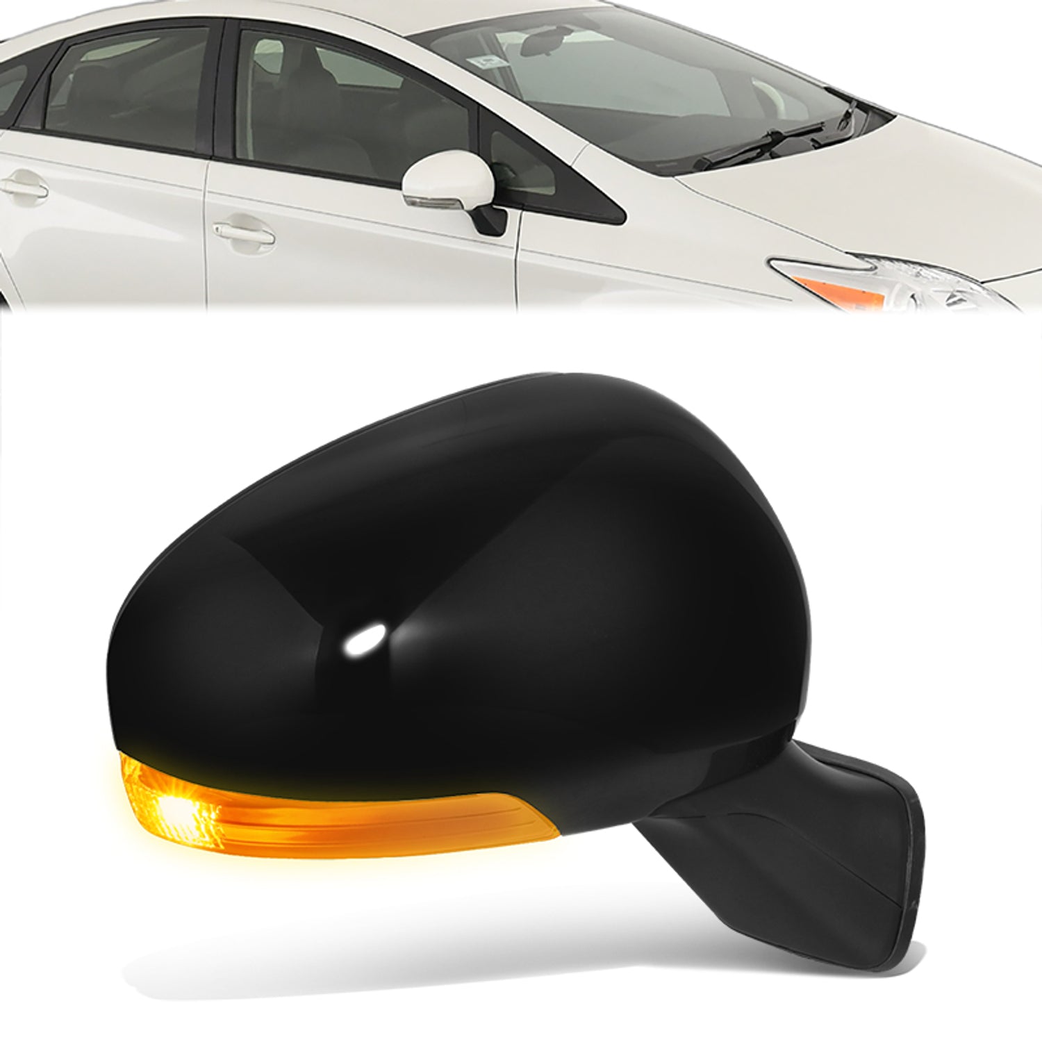 Powered Side View Mirrors With Heated, Signal <BR>2015 Toyota Prius