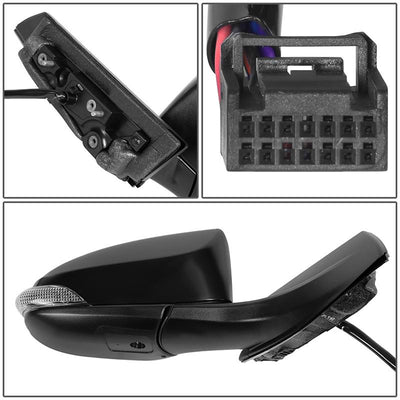 Powered Right Side Mirror W/Heated, Signal <br> 18-22 Toyota C-Hr