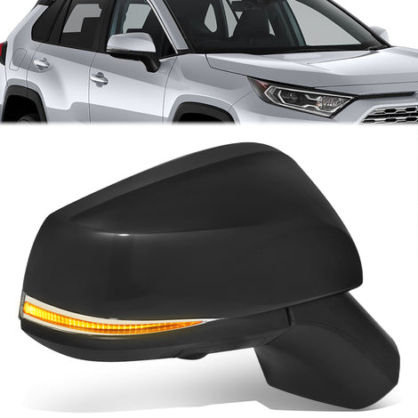 Powered Side View Mirrors With Heated, Signal <BR>19-24 Toyota RAV4