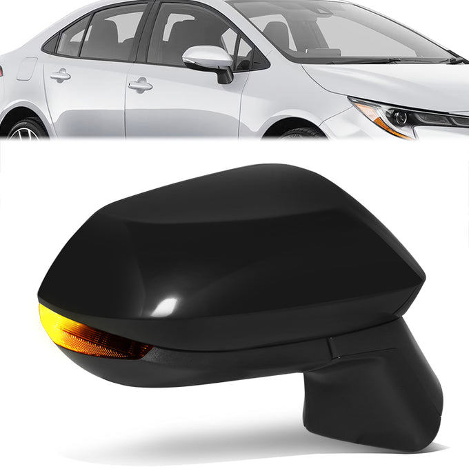 Powered Side View Mirrors With Heated, Signal <BR>20-24 Toyota Corolla