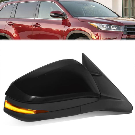 Powered Right Side Mirror W/Heated, Signal,Memory <br> 18-19 Toyota Highlander