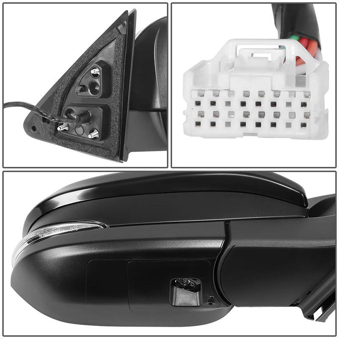 Powered Right Side Mirror W/Heated, Signal,Memory <br> 18-19 Toyota Highlander