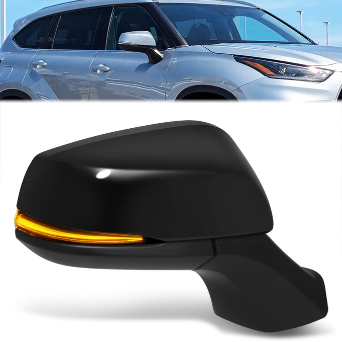 Powered Right Side Mirror W/ Heated, Signal<br>20-24 Toyota Highlander