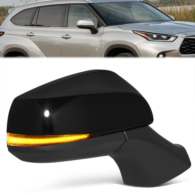 Powered Right Side Mirror W/Heated, Signal,Blind Spot <br> 20-24 Toyota Highlander
