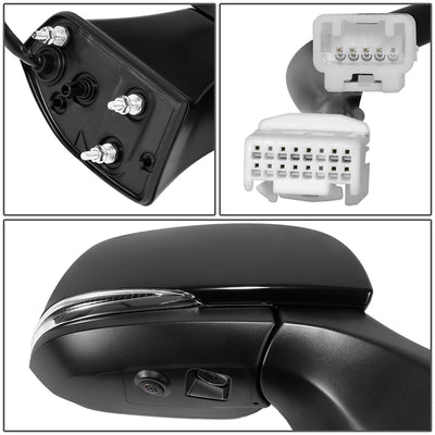 Powered Side View Mirrors With Heated, Signal, Memory <BR>20-24 Toyota Highlander