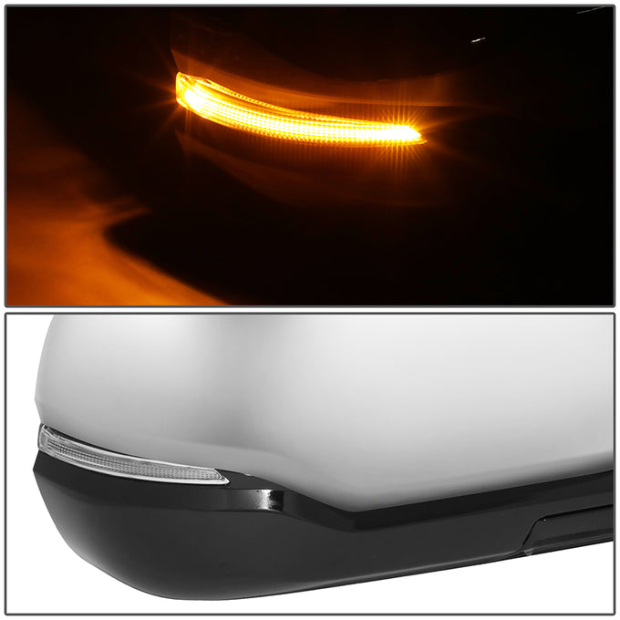 Powered Side View Mirrors With Heated, Signal <BR>22-24 Toyota Tundra, 23-24 Sequoia