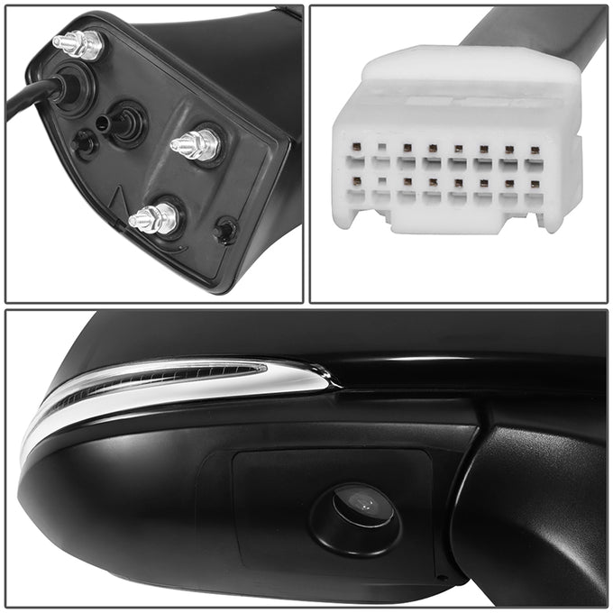 Powered Side View Mirrors With Heated, Signal, Memory <BR>20-24 Toyota Highlander