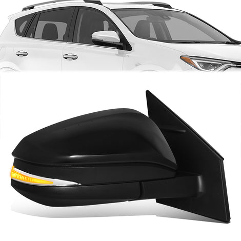 Powered Side View Mirrors With Heated, Signal <BR>16-18 Toyota RAV4