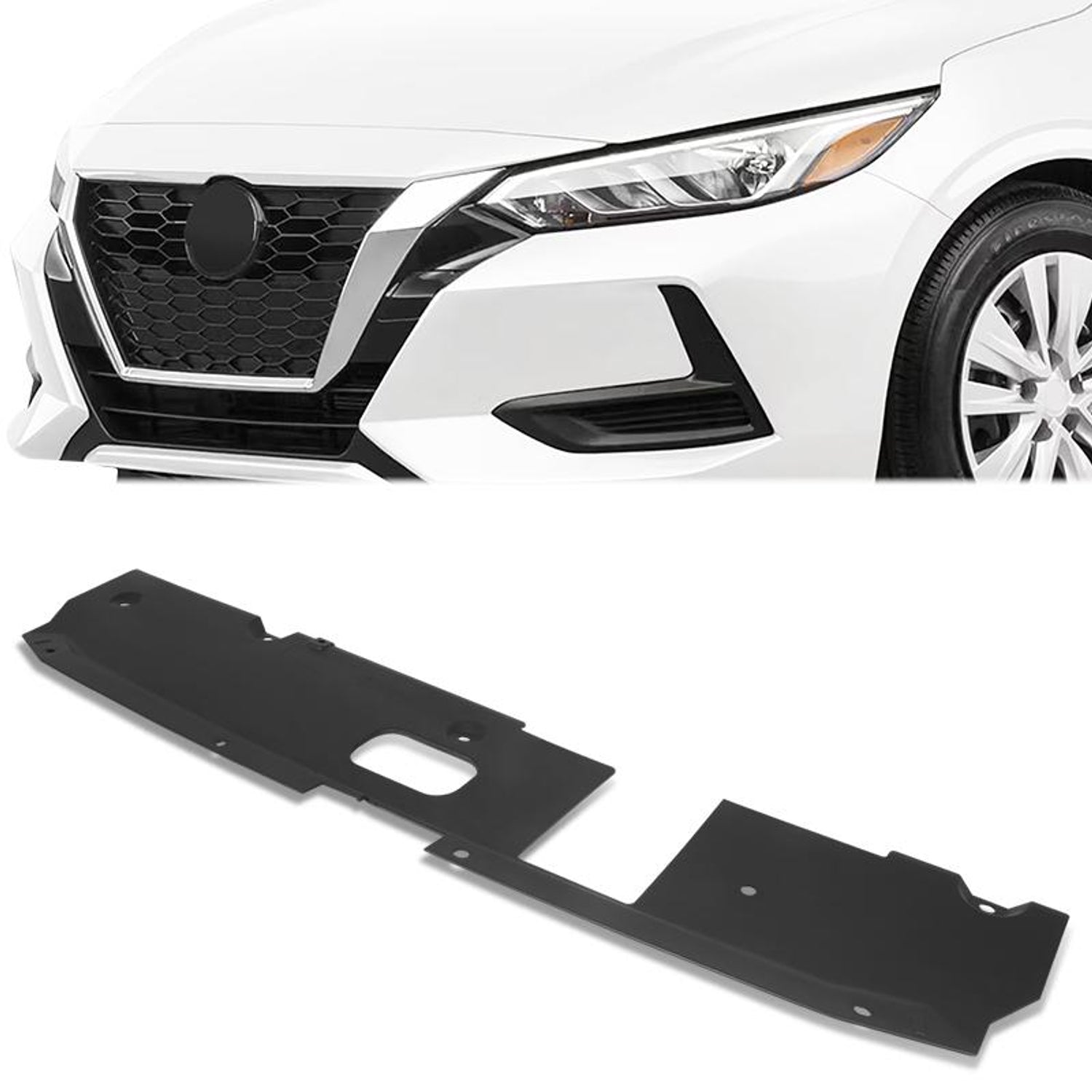 Factory Style Upper Radiator Support Cover <br>20-24 Nissan Sentra