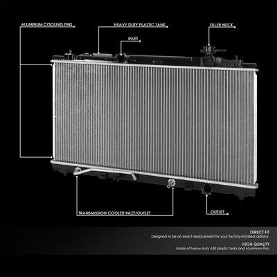 13035 Replacement Radiator <BR> 07-12 Lexus ES350, 07-11 Toyota Camry