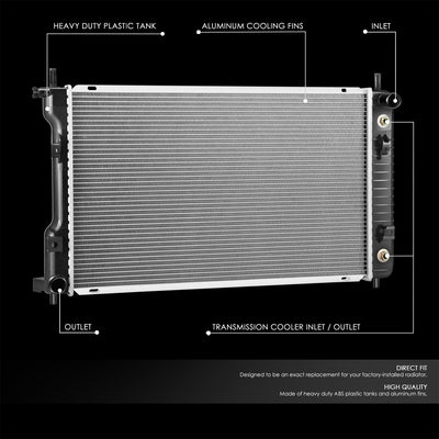 13054 Replacement Radiator<br>07-09 Suzuki Xl-7 3.6L