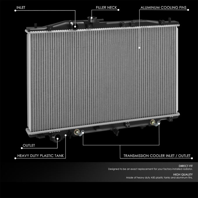 13081 Replacement Radiator <br> 09-12 Acura Rl