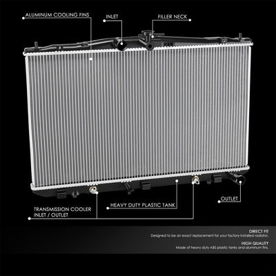13117 Replacement Radiator<br>10-15 Lexus RX 350 450h, 11-16 Toyota Sienna 3.5L