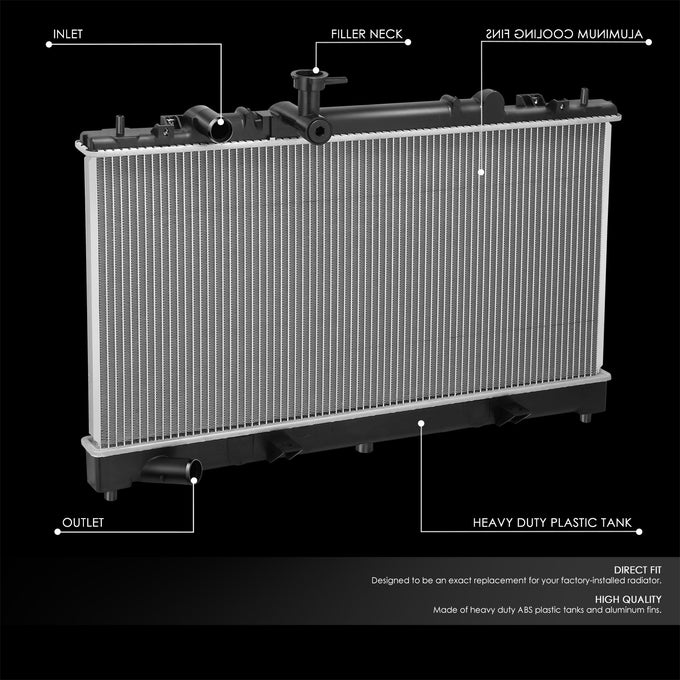 13131 Replacement Radiator <br> 06-07 Mazda 6