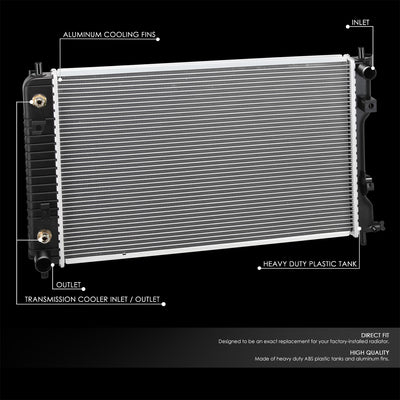 13139 Replacement Radiator<br>10-17 Chevy Equinox, GMC Terrain 3.0L 3.6L