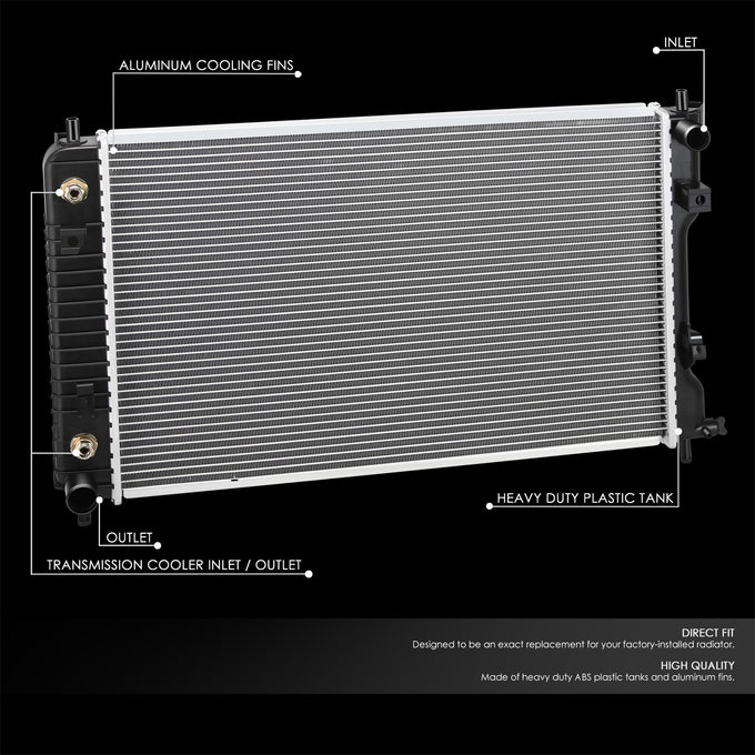 13139 Replacement Radiator<br>10-17 Chevy Equinox, GMC Terrain 3.0L 3.6L