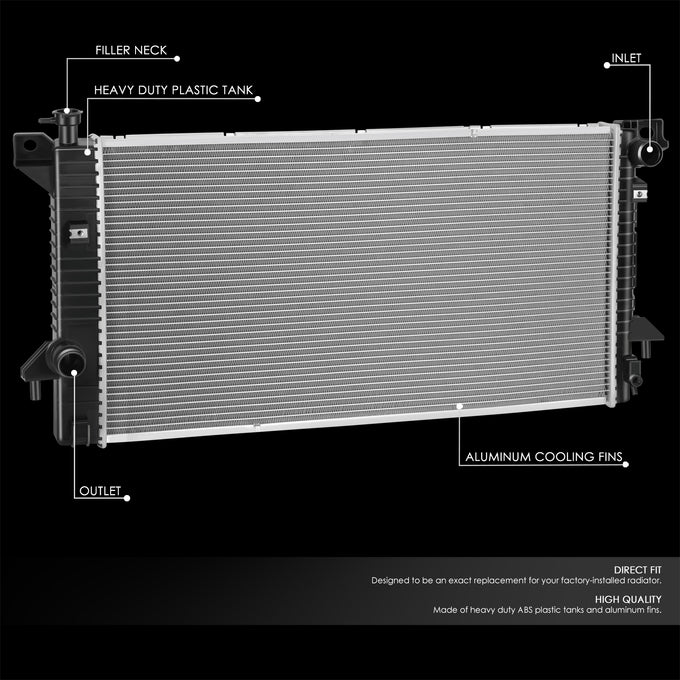 13227 Replacement Radiator <br>10-14 Ford F-150