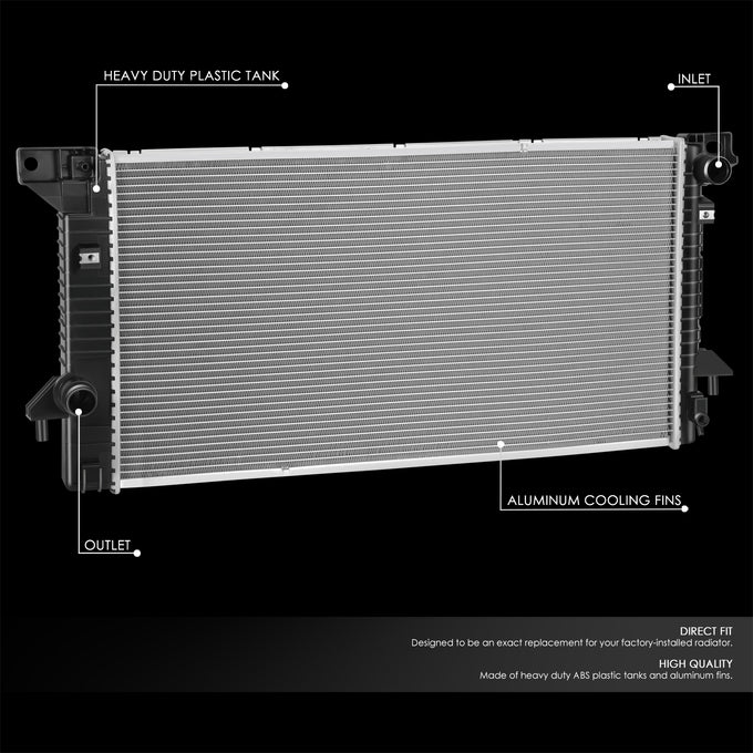 13228 Replacement Radiator <br>11-16 Ford F-150,Expedition, Lincoln Mark LT