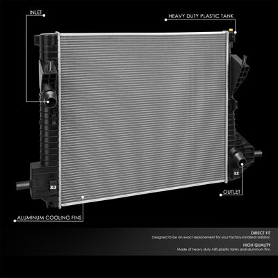 13231 Replacement Radiator<br>08-16 Ford F-250 F-350 F-450 F-550 Super Duty AT