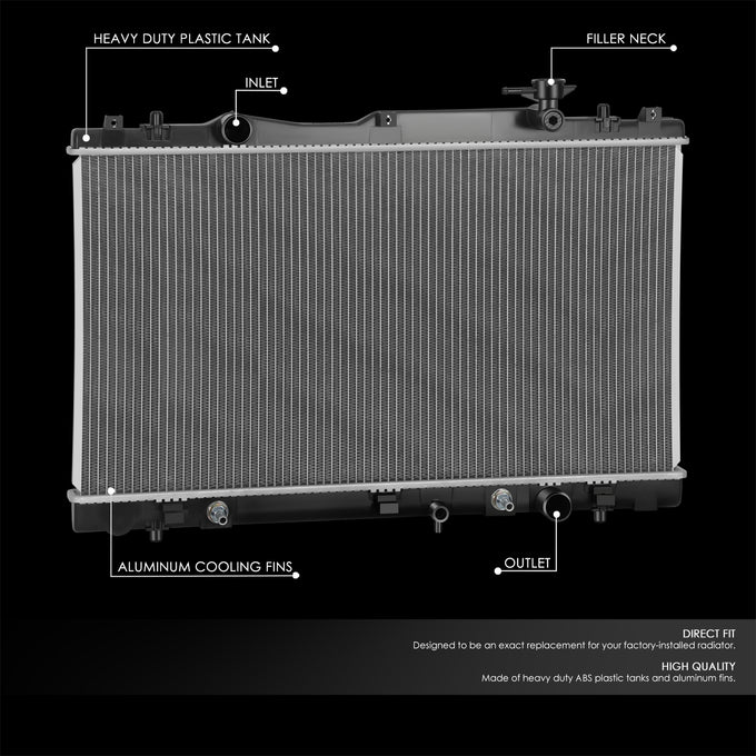 13250 Replacement Radiator <br> 12-13 Suzuki Kizashi