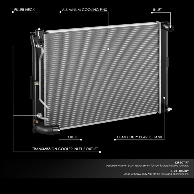 13256 Replacement Radiator <br> 04-06 Lexus RX330