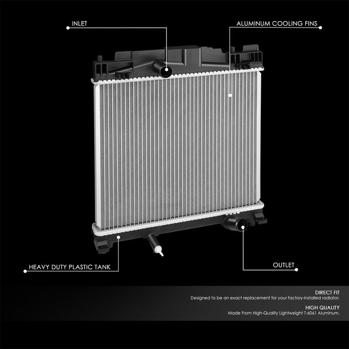 13263 Replacement Radiator <br>12-15 Scion iQ