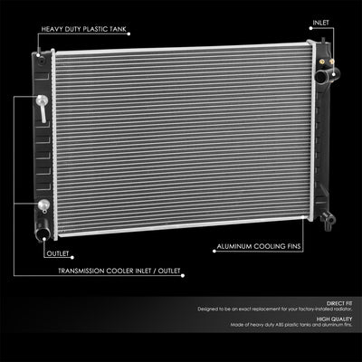 13284 Replacement Radiator<br>11-13 Infiniti M37 M56, 14-19 Q70, 15-19 Q70L