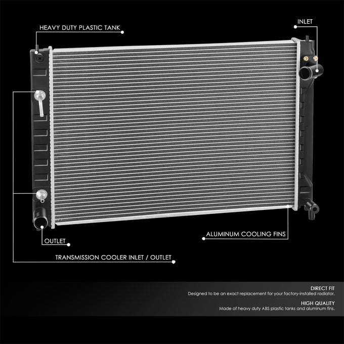 13284 Replacement Radiator<br>11-13 Infiniti M37 M56, 14-19 Q70, 15-19 Q70L
