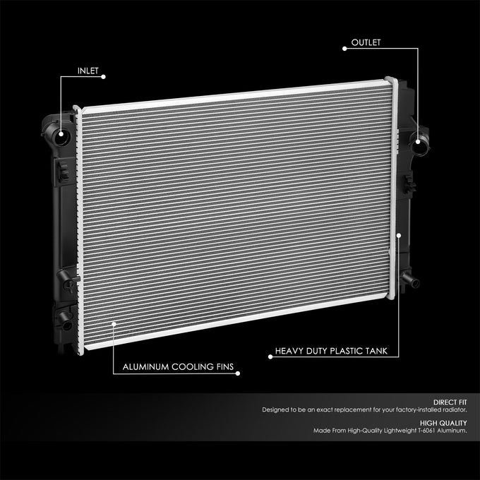 13319 Replacement Radiator <br>12-18 Toyota Prius C