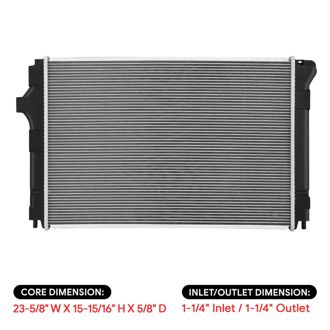 13319 Replacement Radiator <br>12-18 Toyota Prius C