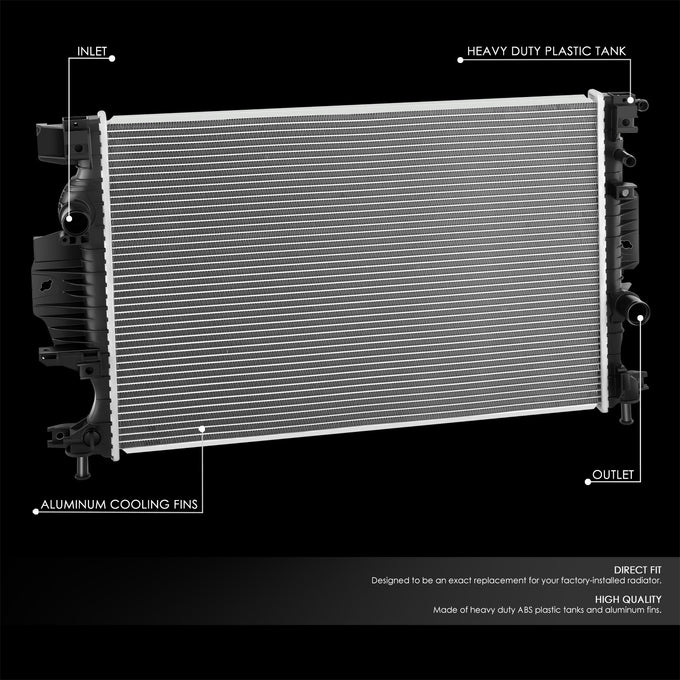 13322 Replacement Radiator<br>13-20 Ford Fusion, Lincoln Mkz