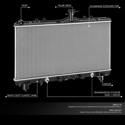 13345 Replacement Radiator<br>12-15 Chevy Camaro 6.2L 7.0L