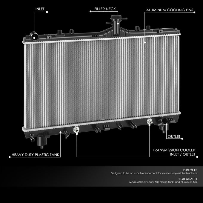 13345 Replacement Radiator<br>12-15 Chevy Camaro 6.2L 7.0L