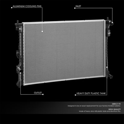 13362 Replacement Radiator <br> 13-19 Ford Police Interceptor Utility, Explorer