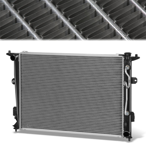 13387 Replacement Radiator <br> 09-14 Hyundai Genesis 4.6L 5.0L