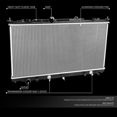 Factory Style Aluminum Core Radiator <BR>11-13 Mazda 6