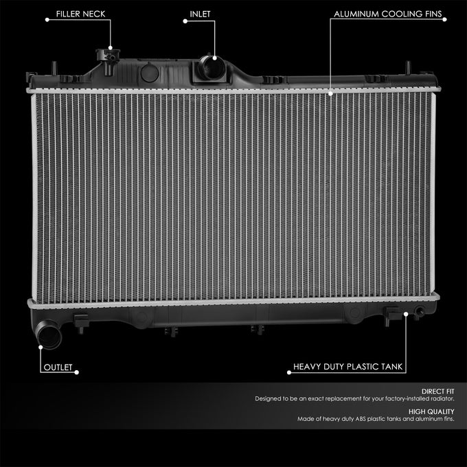 13461 Replacement Radiator <br> 15-19 Subaru Legacy, Outback