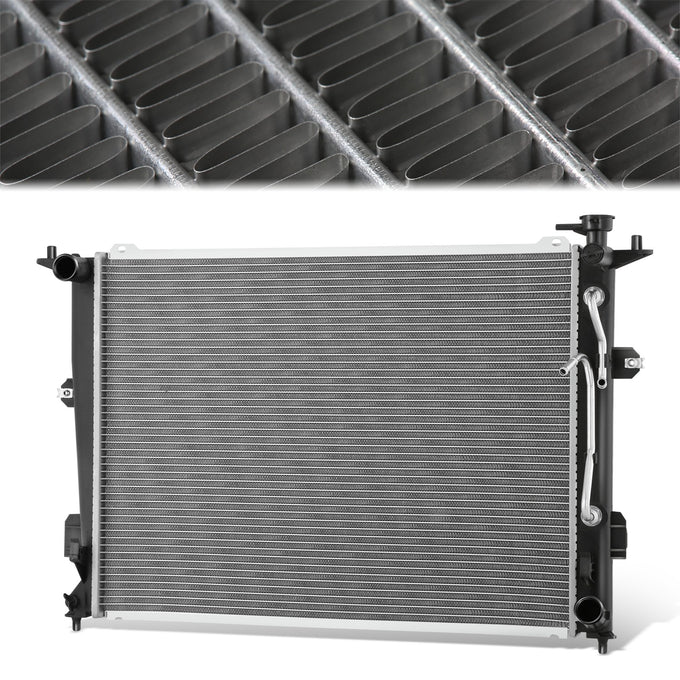 Factory Style Aluminum Core Radiator <BR>12-16 Hyundai Equus