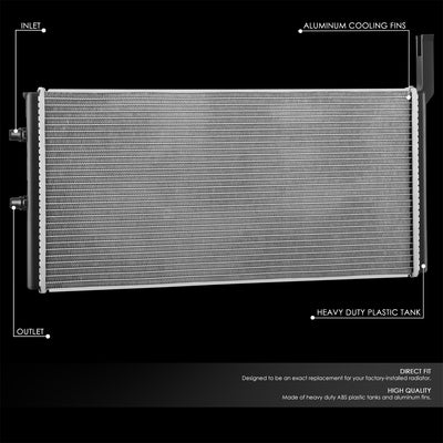 13475 Replacement Radiator<br>11-16 BMW 550I, 12-19 650I 4.4L
