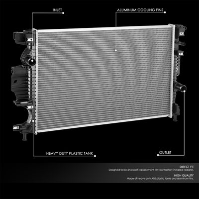 13484 Replacement Radiator <br> 13-16 Lincoln MKZ