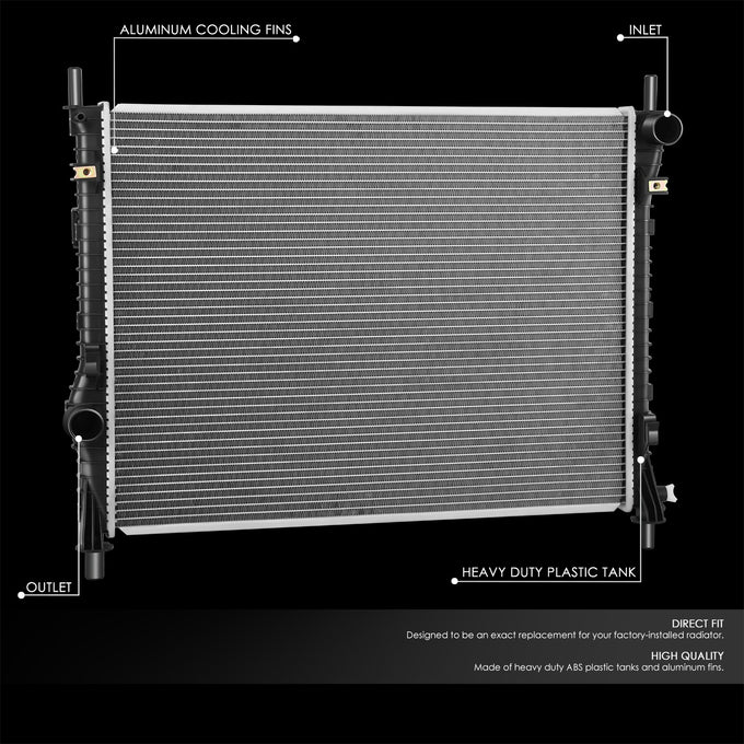 13487 Replacement Radiator<br>15-22 Ford Mustang 2.3L