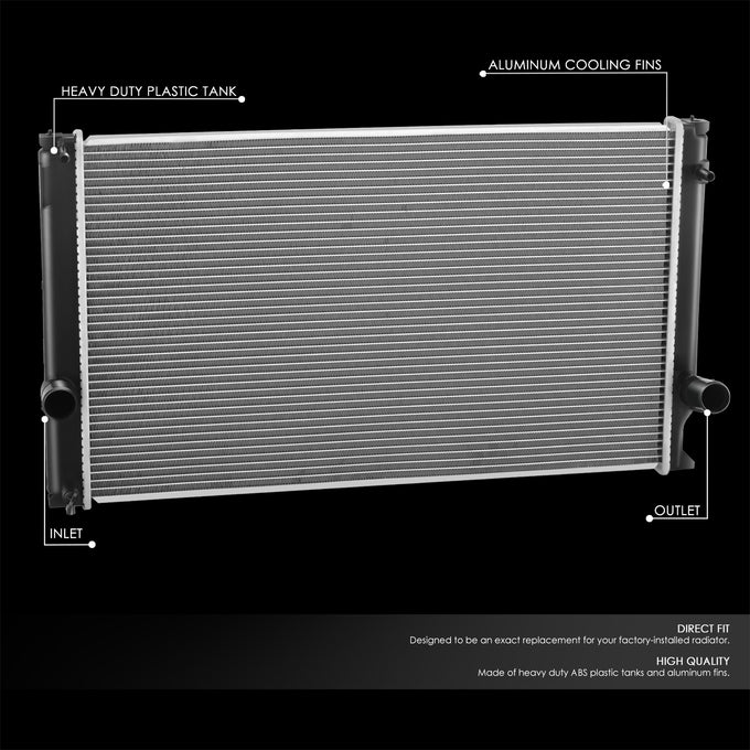 13514 Replacement Radiator<br>15-17 Lexus Nx200T, 18-21 Nx300