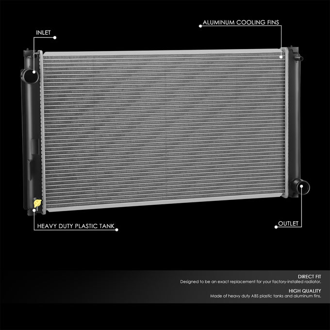 13592 Replacement Radiator<br>15-21 Lexus NX300h, 16-18 Toyota RAV4